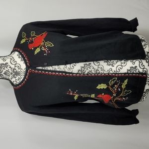 Alfred Dunner Cardinal Cardigan